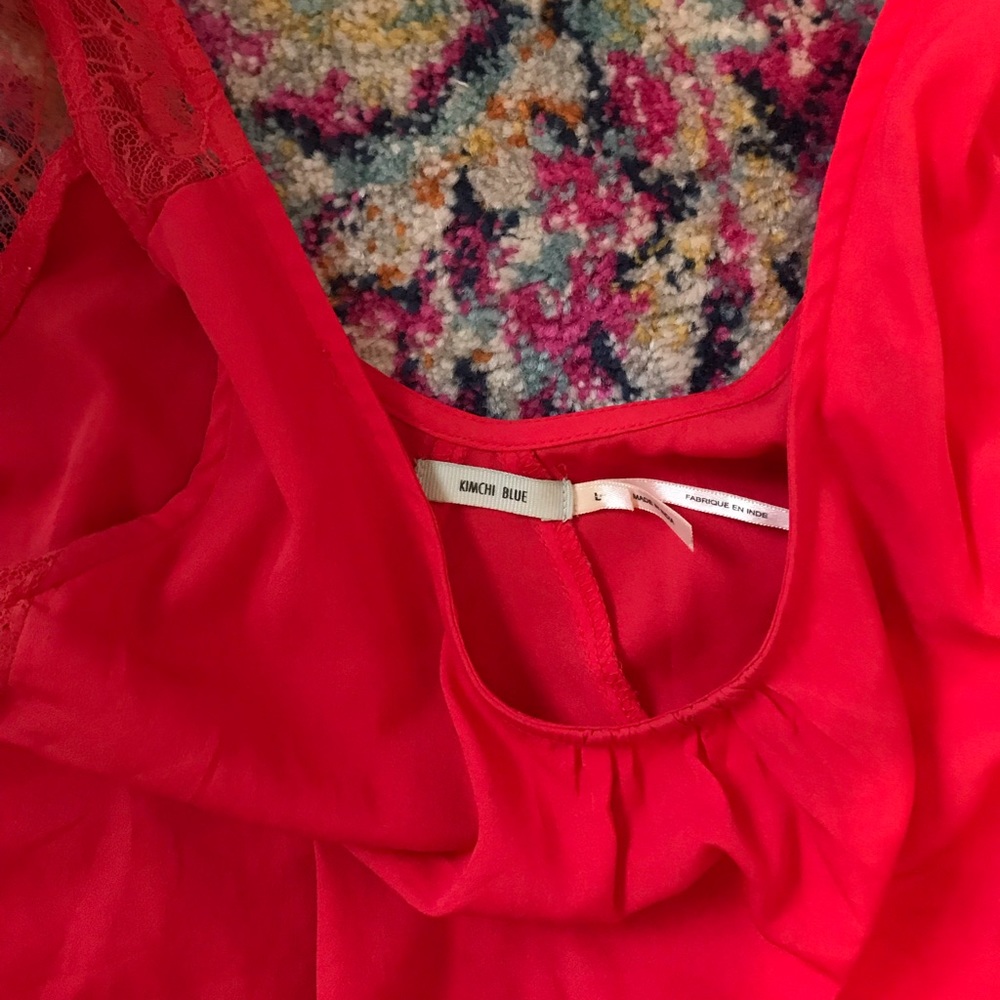 UO Kimichi Blue Blouse - Picture 5 of 5